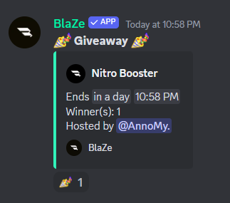 Giveaway Example picture